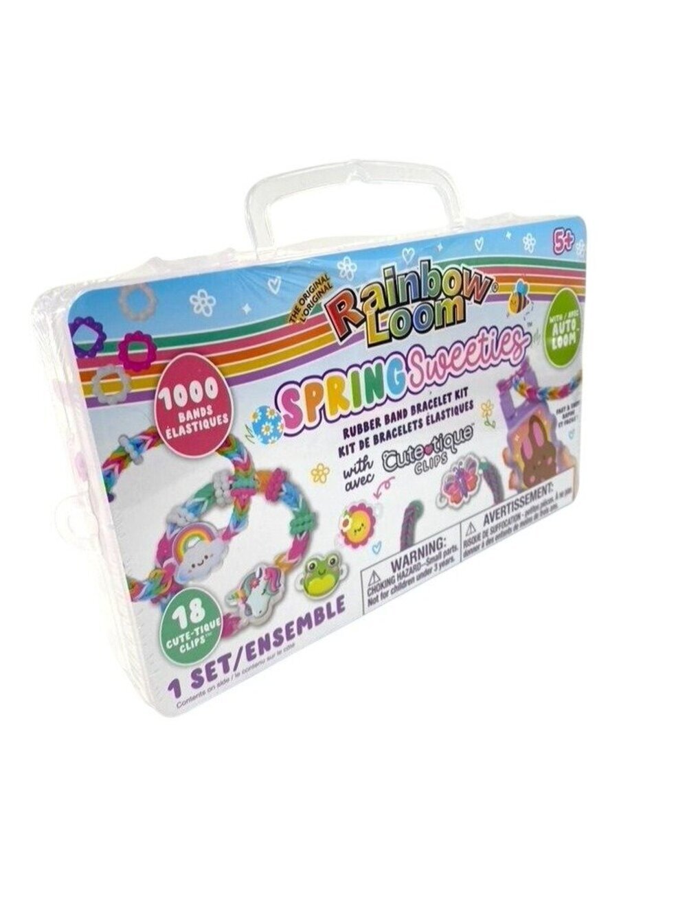 Rainbow Loom Cutie Club Spring Sweeties Organizer Ages 5+ Rubber Band Bracelet